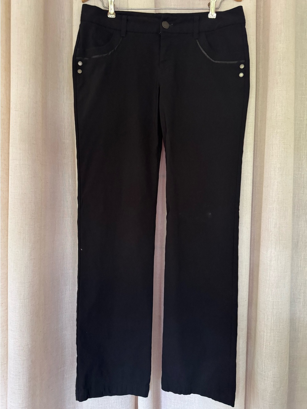DNKY JEANS Tuxedo Style Stretch Straight Leg Office/Dress Pants - Women’s Size 8